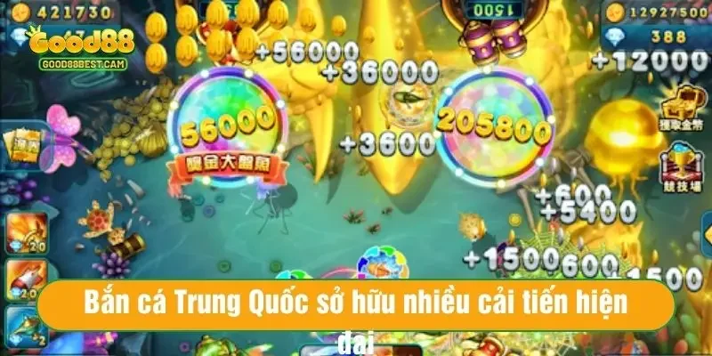 Bắn cá Trung Quốc sở hữu nhiều cải tiến hiện đại