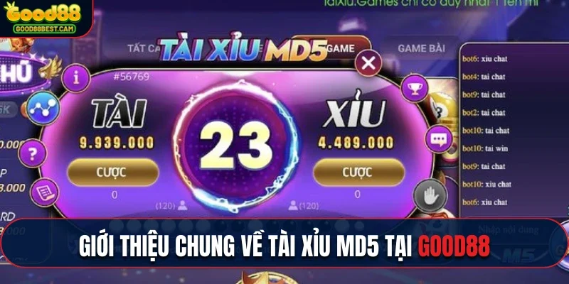 Giới thiệu chung về tài xỉu MD5 tại GOOD88 cho người mới chơi